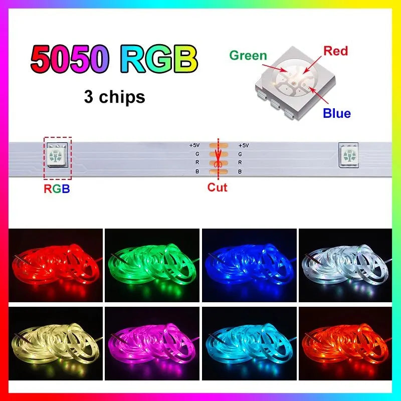 RGB LED Strip Light — 5M USB